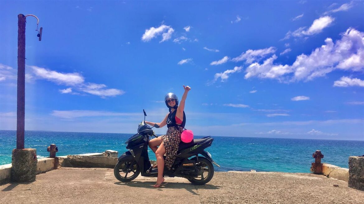 Hire a moped Backpacking the Philippines