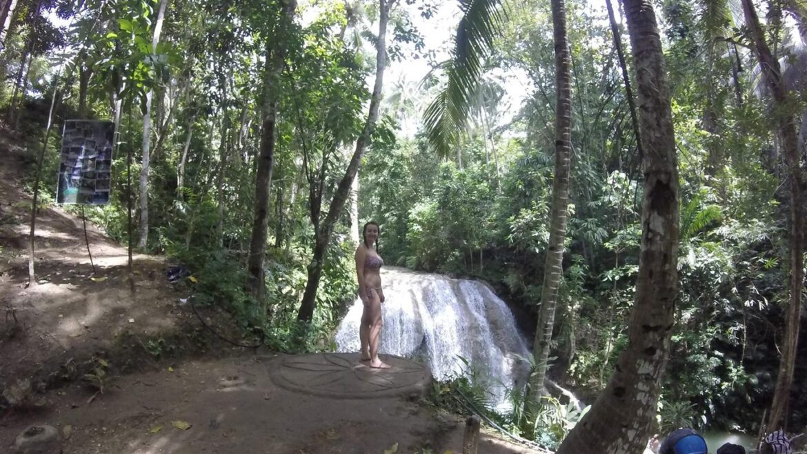 Lugnason Falls tourist spots in Siqujor