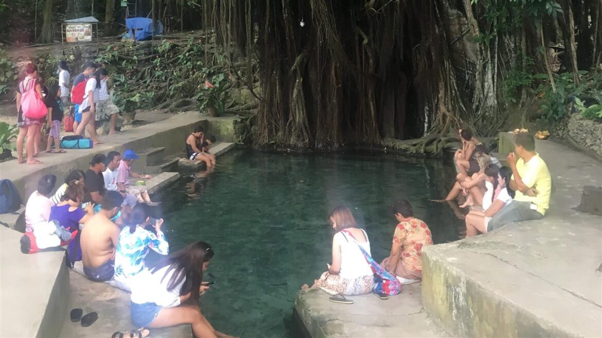Balete Tree and fish spa tourist spots in Siqujor