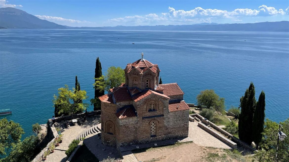Tour of Albania - Church of St John at Kaneo, Ohrid