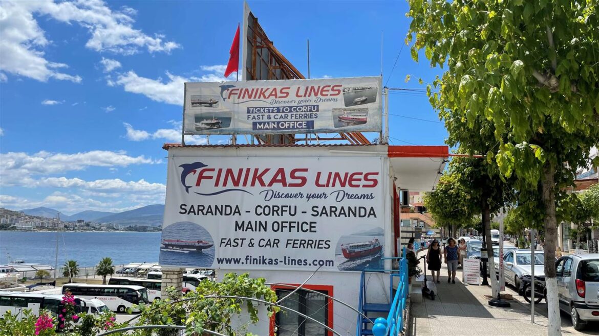 Corfu Sarande Ferry - Finikas Lines Ferry Office
