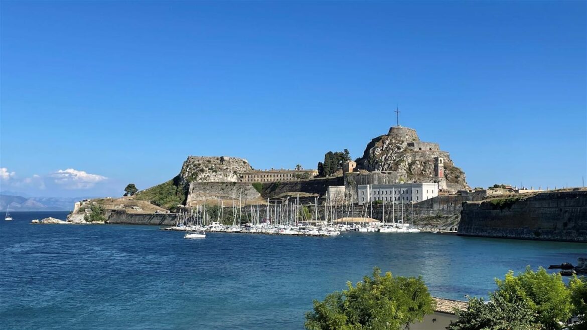 Corfu Sarande Ferry - Old Fortress