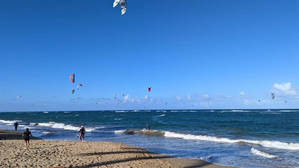 Cabarete Beach Kite Surfing